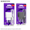 Мережевий Зарядний Пристрій Borofone BAS11A 1USB 2.1A+USB to Micro