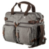Сумка-трансоформер текстильна велика 720151 Сіра