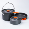 Набір туристичного посуду 3 предмети 21/18/22 см