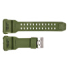 Ремінець для годинника Skmei 1520AG Army Green, каучуковий браслет 26.5 см для Skmei 1520