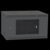 IPCOM 4U 600x450 Шкаф телекоммуникационный двери перф (черный)