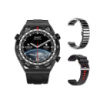 Смарт-годинник SmartX X5Max чоловічий з пульсометром і змінними ремінцями, чорний