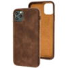 Шкіряний чохол Croco Leather для Apple iPhone 11 Pro (Brown) - купити в SmartEra.ua