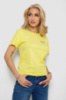 Футболка жіноча з принтом, колір жовтий, 238R57800