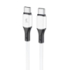 Кабель Wibrand Mamba 60W silicone charging data cable 1m C to C White (WI.DC/MA1W-CC)