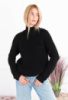 Жіночий чорний светр