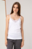 МАЙКА ЖЕНСКАЯ НА ТОНКОМ БРЕТЕЛЬЦЕ - Белая   р. S, M, L, XL, 2XL L