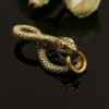 Подвеска, брелок «Змея», художественное литье из бронзы.