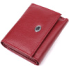 Миниатюрный женский кошелек из натуральной кожи ST Leather 23082 Бордовый