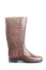 Чоботи ПВХ ЛЮКС ЛЕОПАРД жіночі високі