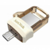 USB флеш накопитель SANDISK 32GB Ultra Dual Drive m3.0 White-Gold USB 3.0/OTG (SDDD3-032G-G46GW)