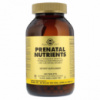 Мультивитамины для Беременных, Prenatal Nutrients, Solgar, 240 таблеток