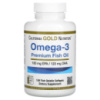 Омега-3, риб'ячий жир преміальної якості, Omega-3, Premium Fish Oil, California Gold Nutrition, 100 рибно-желатинових капсул