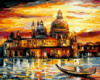 Картина за номерами «Золоте небо Венеції» 40х50см