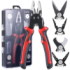 Многофункциональные плоскогубцы 5 в 1 со сменными головками High Technology