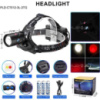 Фонарь налобный NIGHT VISION FLUORESCENCE CT012-3L-2TG(white+red), Налобный фонарь с линзой