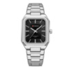 Чоловічий класичний годинник Curren 8457 Silver-Black з мінеральним склом та сталевим корпусом