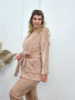 Домашній костюм з халатом «Nelly» оптом | Батал Бежевий, 50-52