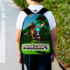 Рюкзак дитячий майнкрафт «Minecraft» 34х27см, міський ранець для хлопчика з принтом (00185)