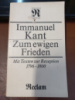 Zum ewigen Frieden von Immanuel Kant