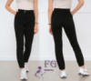 Жіночі брюки джоггери «Elias» тонкі оптом | Батал | Розпродаж моделі 52, Чорний