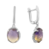 Серебряные серьги CatalogSilver с аметрином nano 6.825ct (2088981)