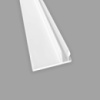 Профіль (торцевий) фінішний алюмінієвий для сайдинга 38,5х28х6000мм SW-00001728