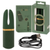 Вібратор кліторальний зелений Emerald Love Luxurious Split Tip Vibrator від You2Toys