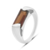 Серебряное кольцо CatalogSilver с натуральным гранатом 2.783ct, вес изделия 5,55 гр (2166375) 17.5 размер