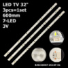 LED підсвітка TV 32« 600mm 7-led Ergo LE32V7 AOC LE32A1130 LE32A80 3шт.