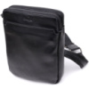 Красива чоловіча сумка через плече з гладкої натуральної шкіри 720871_1 Чорний