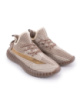 Чоловічі бежево-коричневі кросівки з текстилю