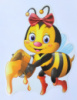 Фігурний плакат. Прикраса «Бджілка». (Етюд)