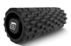 Массажный ролик EasyFit Grid Roller 33 см v.1.1 прочный массажер (черный)