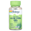 Алое вера, концентрований гель, 10 мг, Aloe Vera Gel, Solaray, 100 вегетаріанських капсул