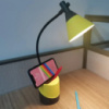 Настольная лампа на аккумуляторе Taigexin TGX-L2, Ночник, Ячейка для ручек. Цвет: желтый