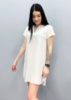 Вільна літня сукня з льону «Penny» оптом I Розпродаж моделі Білий, 42-44