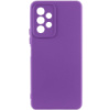 Чохол Silicone Cover Lakshmi Full Camera (A) для Samsung Galaxy A23 4G, Фіолетовий / Purple - купити в SmartEra.ua