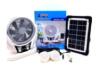 Портативный настольный вентилятор FAN-606 4в1 с солнечной панелью компактный