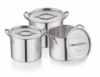 Набор посуды нержавеющий Empire 16 x 18 x 20 л (3 шт.) (7368)