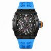 Чоловічий годинник Pagani Design PD-1738 Black-Blue з сапфіровим склом та механізмом Seiko VH65
