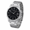 Чоловічий годинник Casio MTP-V004D-1B Classic з чорним циферблатом та сталевим браслетом