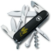 Нож Victorinox Climber Ukraine Black «Колосся Пшениці» (1.3703.3_T1338u)