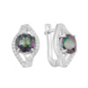 Серебряные серьги CatalogSilver с мистик топазом 5.17ct (2112969)