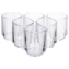 Набор стеклянных стаканов 6 (шт) 250 (мл) для лимонадов, сока, воды, коктейлей HP-19-LJB-3