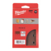 Папір шліфувальний MILWAUKEE, 80x133мм HL, зерно 180, (10шт)
