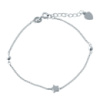 Серебряный браслет CatalogSilver с без камней, вес изделия 1,44 гр (1994122) 1720 размер