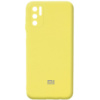 Чохол Silicone Cover Full Camera (AA) для Xiaomi Redmi Note 10 5G / Poco M3 Pro (Жовтий / Yellow) - купити в SmartEra.ua