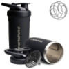 Шейкер спортивний SmartShake металевий Reforce Stainless Steel 30oz/900ml Black