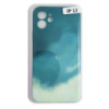 Чохол Silicone Water Print iPhone 12 Mix Color Green